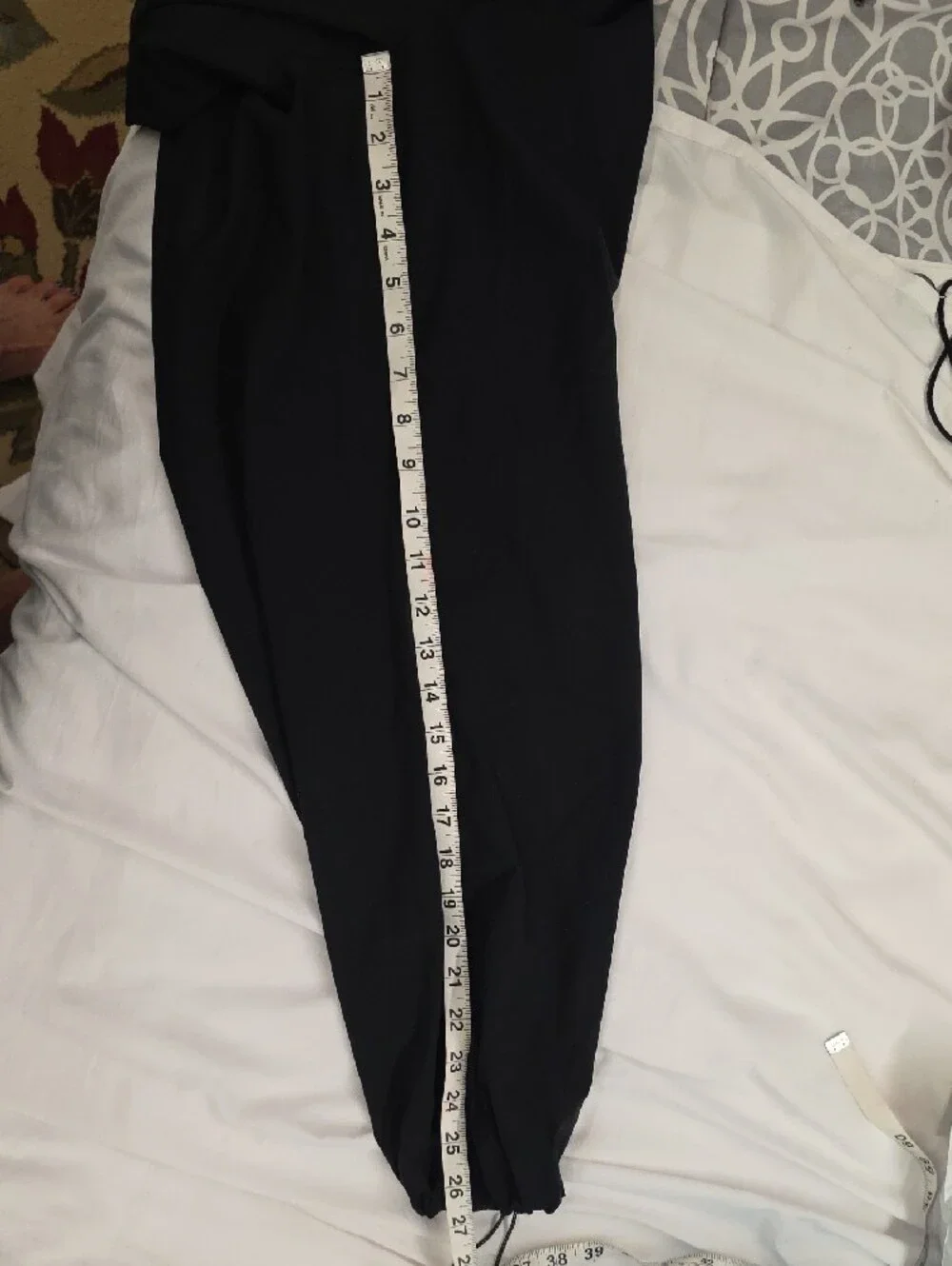 Athleta Revive Adjustable Hem Pants Black Size 8